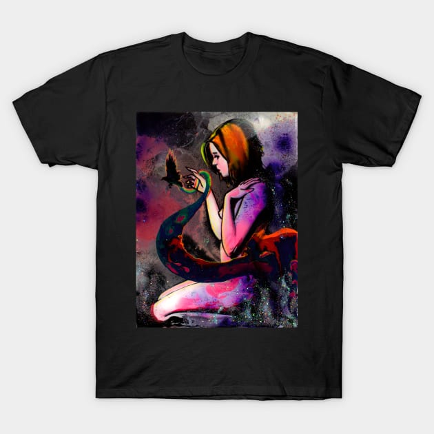 Morrigan T-Shirt by sagittariusgallery